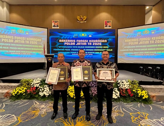 IKPA Sempurna, Polres Bojonegoro Raih 3 Penghargaan dari Kapolri dan Dirjen Perbendaharaan Jatim