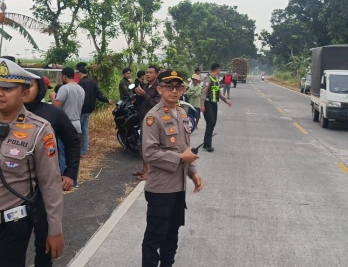Polres Lumajang Bubarkan Balap Liar di JLS Pasirian, 10 Motor Diamankan