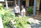 Bhabinkamtibmas Polres Madiun Sambangi Lahan Pertanian Warga, Dukung Ketahanan Pangan Nasional